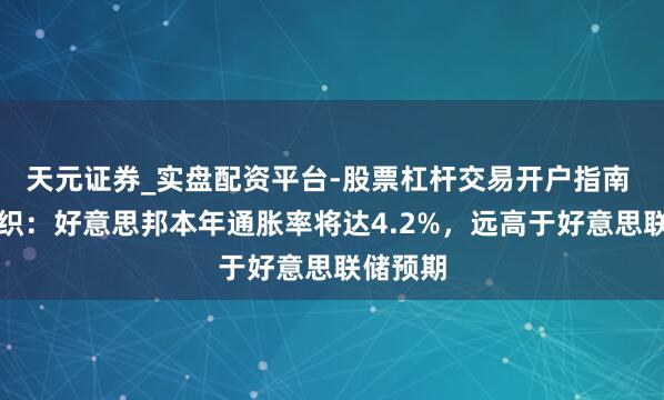 天元证券_实盘配资平台-股票杠杆交易开户指南 经合组织：好意思邦本年通胀率将达4.2%，远高于好意思联储预期