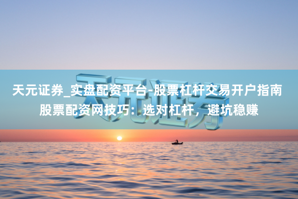天元证券_实盘配资平台-股票杠杆交易开户指南 股票配资网技巧：选对杠杆，避坑稳赚
