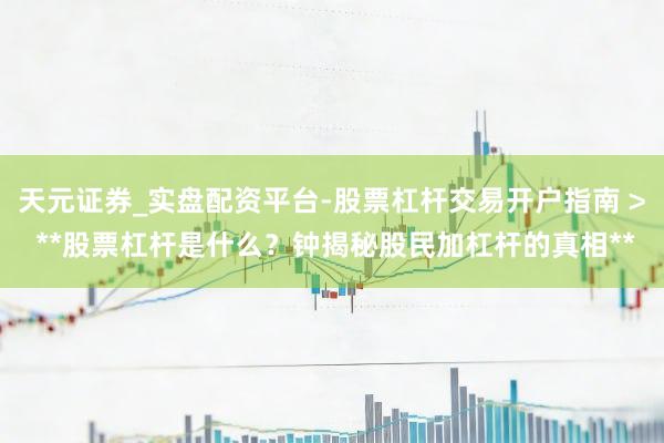 天元证券_实盘配资平台-股票杠杆交易开户指南 > **股票杠杆是什么？钟揭秘股民加杠杆的真相**