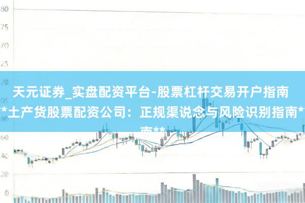 天元证券_实盘配资平台-股票杠杆交易开户指南 **土产货股票配资公司：正规渠说念与风险识别指南**