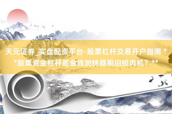 天元证券_实盘配资平台-股票杠杆交易开户指南 **股票资金杠杆是金钱加快器照旧绞肉机？**